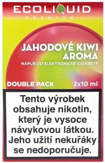 Liquid Ecoliquid Premium 2Pack Strawberry Kiwi 2x10ml Síla nikotinu: 12mg