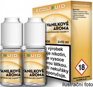 Liquid Ecoliquid Premium 2Pack Vanilla 2x10ml (Vanilka) Síla nikotinu: 18mg