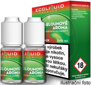 Liquid Ecoliquid Premium 2Pack Watermelon 2x10ml (Vodní meloun) Síla nikotinu: 12mg