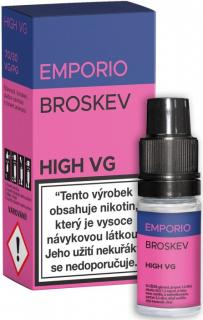 Liquid EMPORIO High VG Peach 10ml Obsah nikotinu: 3 mg