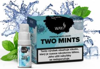 Liquid WAY to Vape 4Pack Two Mints 4x10ml Síla nikotinu: 6mg