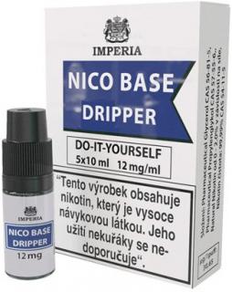 Nikotinová báze CZ IMPERIA Dripper 5x10ml PG30-VG70 Síla nikotinu: 12mg