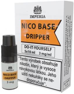 Nikotinová báze CZ IMPERIA Dripper 5x10ml PG30-VG70 Síla nikotinu: 3mg