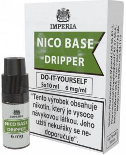 Nikotinová báze CZ IMPERIA Dripper 5x10ml PG30-VG70 Síla nikotinu: 6mg