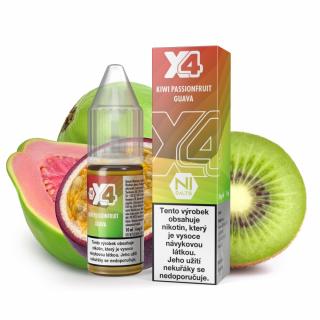 X4 Bar Juice - Kiwi, marakuja a guava 10ml Síla nikotinu: 10mg
