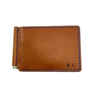 Kožená peněženka Dolarovka CARDS Barva kůže: Chocolate, Barva přihrádek: Chocolate, Barva nitě: Khaki