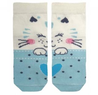 Dětské ponožky s kočičkou - vel. 21-22, 23-27 velikost 21-22