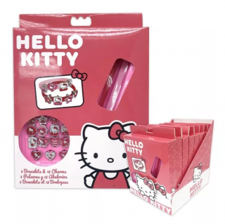 Sada na výrobu náramků s kočičkou Hello Kitty