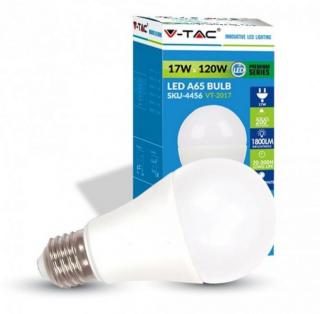 V-TAC LED žárovka E27 / 1800lm 17W bílá teplá