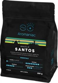 Aromaniac Čerstvě Pražená Káva Brazílie Santos mletá 250 g