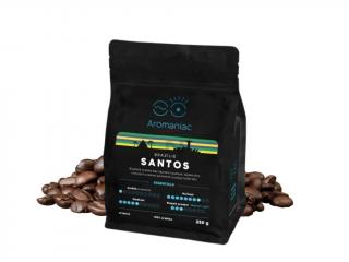Aromaniac Čerstvě Pražená Káva Brazílie Santos zrnková 250 g