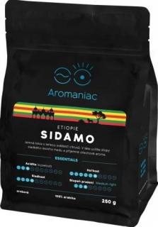 Aromaniac Čerstvě pražená Káva Etiopie Sidamo mletá 250g