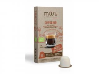 Bio kávové kapsle kompostovatelné Must Supremo do Nespresso® 10 kusů