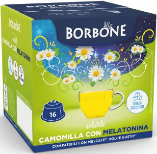 Caffé Borbone Bylinný heřmánkový čaj s melatoninem kapsle do Dolce Gusto 16ks