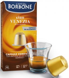 Caffe Borbone Ciao VENEZIA hliníkové kapsle do Nespresso 10ks