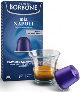 Caffe Borbone Mia NAPOLI hliníkové kapsle do Nespresso 10ks