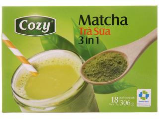 COZY Matcha milk tea 3 in 1 306g
