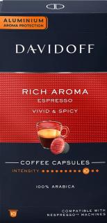 Davidoff Rich Aroma hliníkové kapsle do Nespresso 10 ks