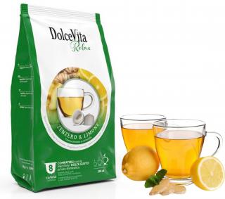Dolce Vita bylinný čaj ZÁZVOROVÝ s citronem do Dolce Gusto 8 kusů kapslí