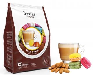 Dolce Vita Cappuccino s příchutí MAKRONEK a mandlí do Dolce Gusto 16 kusů kapslí