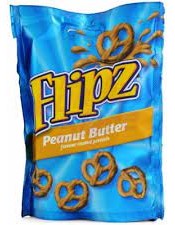Flipz Peanut Butter Preclíky polité polevou 90 g