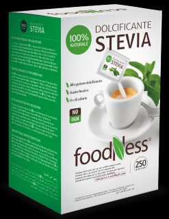 FoodNess  Stevia přírodní sladidlo 250 ks 250g