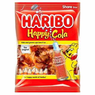 Haribo Happy Cola želé s příchutí ovoce a coly 200g