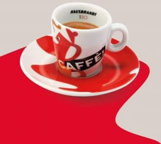 Hausbrandt CHE-CAFFE šálek s podšálkem na espresso 1ks 60 ml