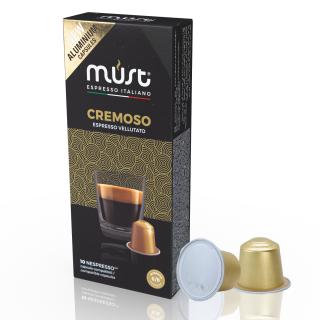 Hliníkové kapsle Must Cremoso do Nespresso® 10 kusů