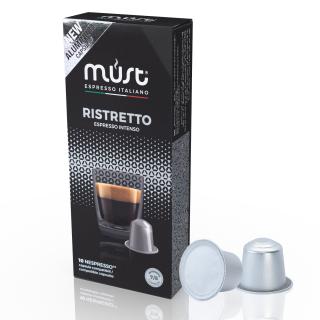 Hliníkové kapsle Must Ristretto do Nespresso® 10 kusů