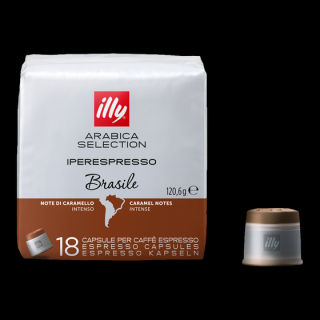 ILLY IperEspresso Monoarabica Brazil 100% Arabica Kávové kapsle18 kusů