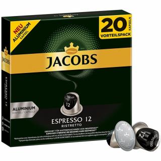 Jacobs Espresso 12 Ristretto 20 hliníkových kapslí kompatibilních s kávovary Nespresso®
