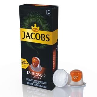 JACOBS Espresso Classico Intenzita 7 - 10 hliníkových kapslí kompatibilních s kávovary Nespresso®*