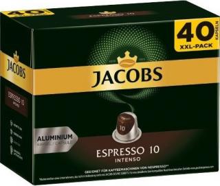 Jacobs Espresso Intenso inenzita 10 kapsle pro Nespresso 40 ks