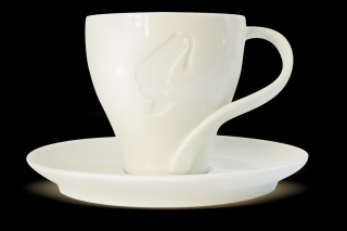 Julius Meinl Ivory Premium bílý porcelánový šálek s podšálkem pro Espresso 60 ml