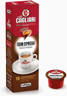 Kapsle Cagliari Crem Espresso 10 ks do Tchibo Cafissimo a Caffitaly