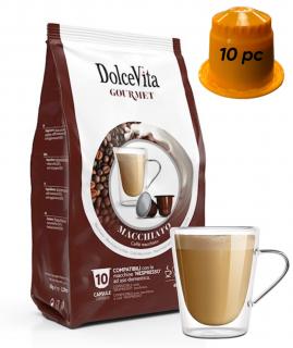 Kapsle do Nespresso Italfoods Dolce Vita CAFFE MACCHIATO 10 kusů