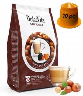 Kapsle do Nespresso Italfoods Dolce Vita CAPPUCCINO s lískovooříškovou příchutí  10 kusů