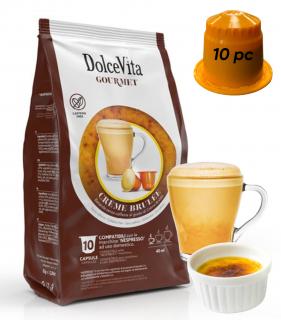 Kapsle  do Nespresso Italfoods Dolce Vita CREME BRULEE mléčný nápoj 10ks