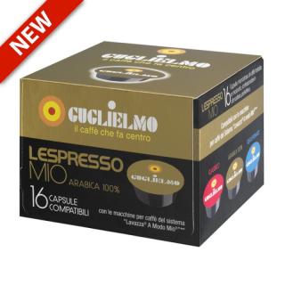 Kapsle Lespresso Mio 100% Arabica Guglielmo 16 ks