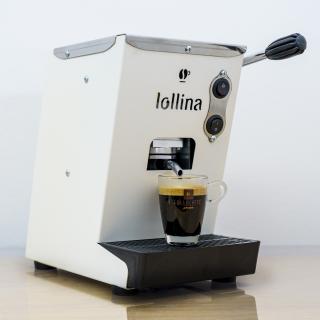 Kávovar Lollo Caffe na E.S.E. PODy LOLLINA Bianco bílý + 40 E.S.E. Podů