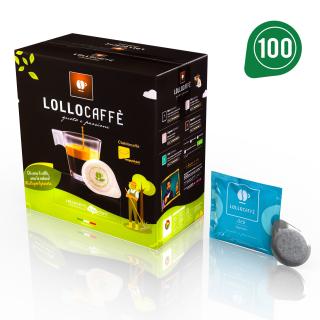 Kávové E.S.E. pody Lollo Caffé bezkofeinové DECA 100 ks