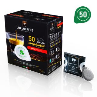 Kávové E.S.E. pody Lollo Caffé NERO 50 ks