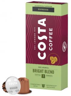 Kávove Hliníkové Kapsle Costa Coffee Do Nespresso Bright Blend 10ks