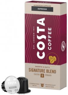 Kávove Hliníkové Kapsle Costa Coffee Do Nespresso Signature Blend 10ks