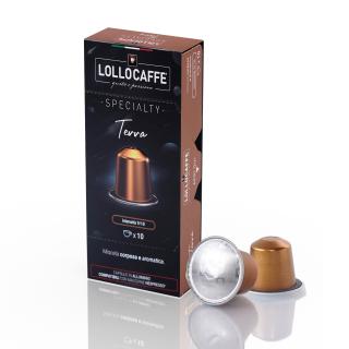 Kávové hliníkové kapsle Lollo caffé Terra Espresso do NESPRESSO® 10 ks