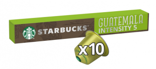 Kávové Kapsle do Nespresso Starbucks Guatemala Single Origin 10 ks
