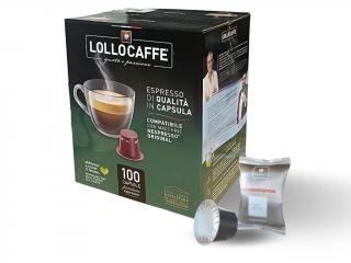 Kávové kapsle Lollo caffé Argento Espresso do NESPRESSO® 100 kusů