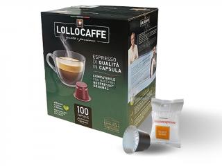 Kávové kapsle Lollo caffé Classico Espresso do NESPRESSO®  100 kusů