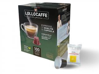 Kávové kapsle Lollo caffé ORO Espresso do NESPRESSO®  100 kusů